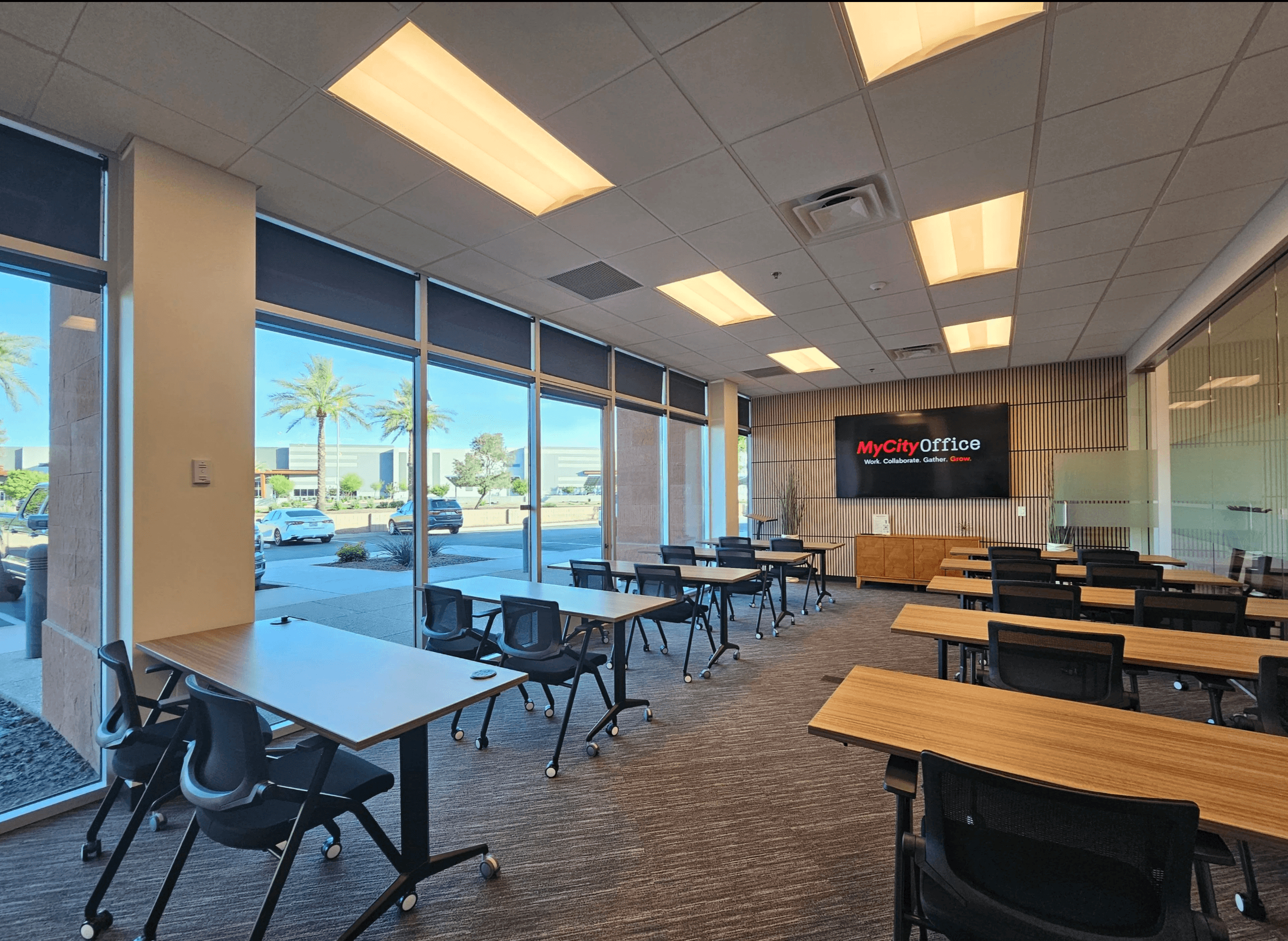 The No Fluff AI Lab event room in Gilbert, Arizona